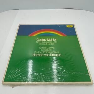 Vintage Gustav Mahler Deutsche Grammophon 2 LP Vinyl Record Germany NEW SEALED